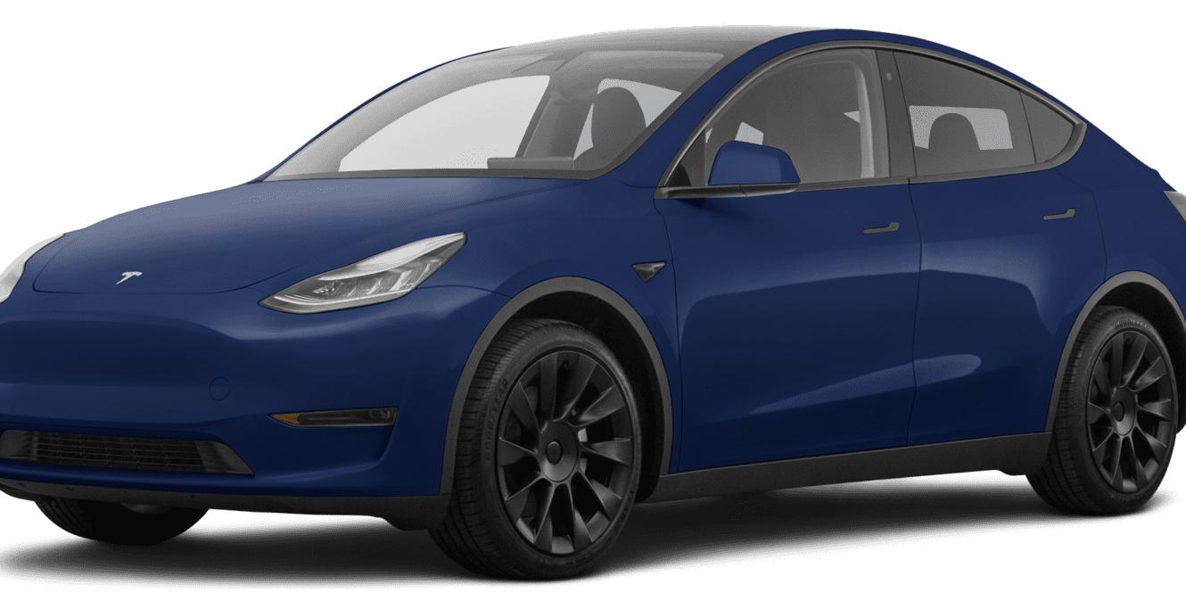 TESLA MODEL Y 2020 5YJYGDEF4LF043653 image